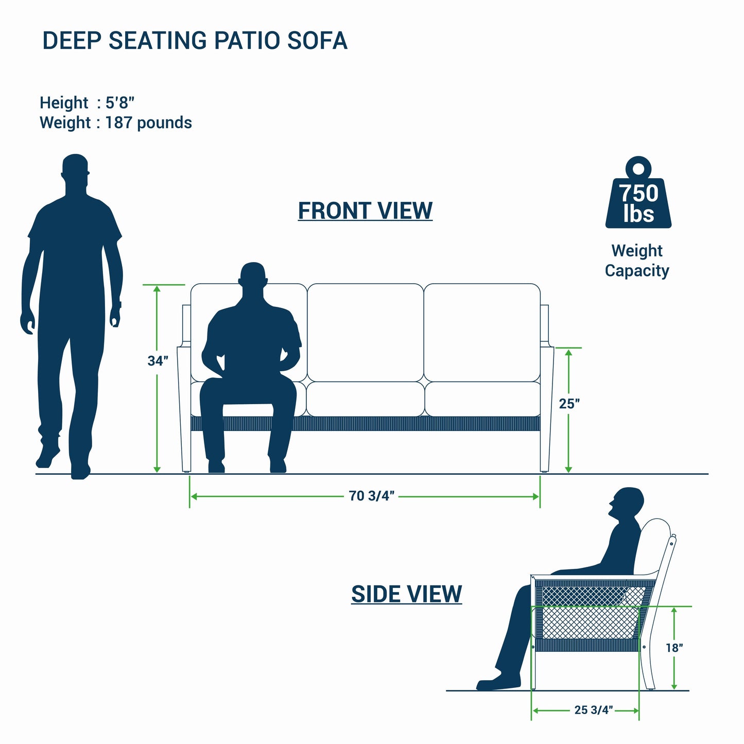 Set da conversazione per esterni Cambridge Casual Nassau in legno di teak, 4 pezzi