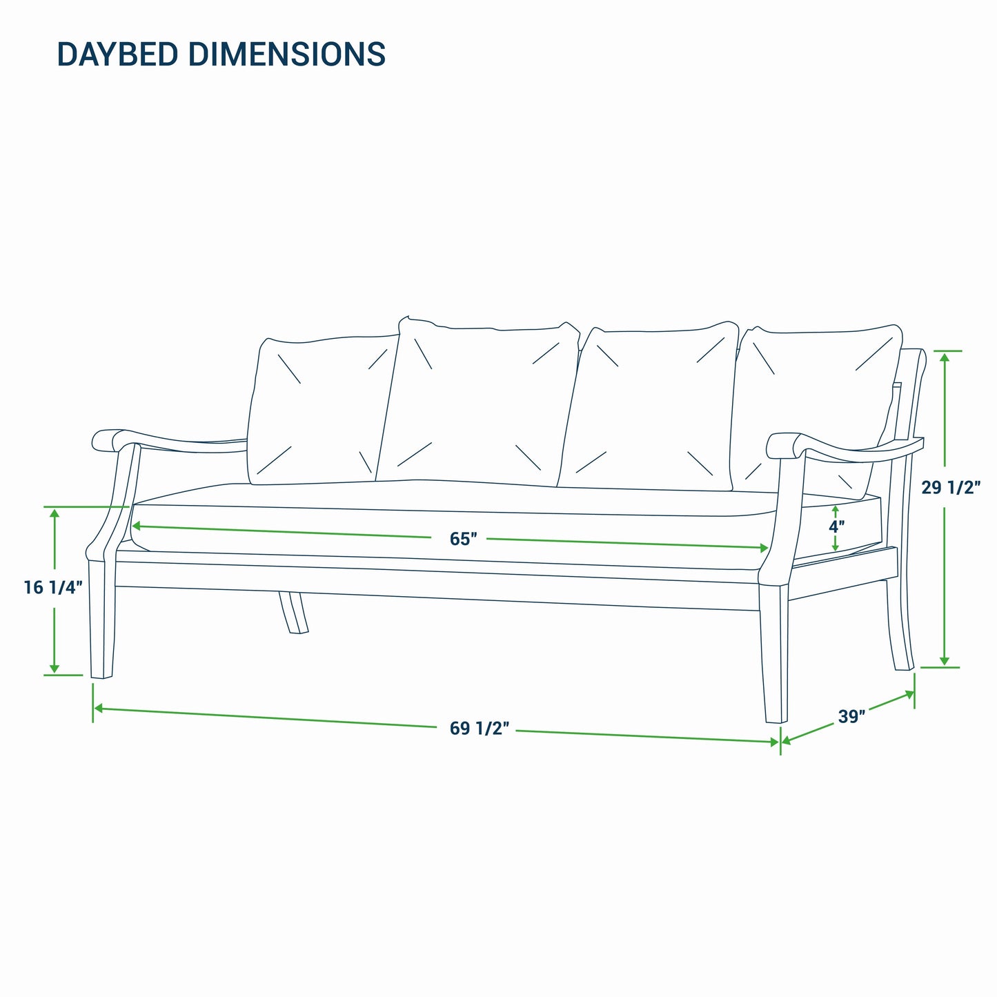 Set da conversazione per patio in legno di teak Cambridge Casual Robin da 4 pezzi