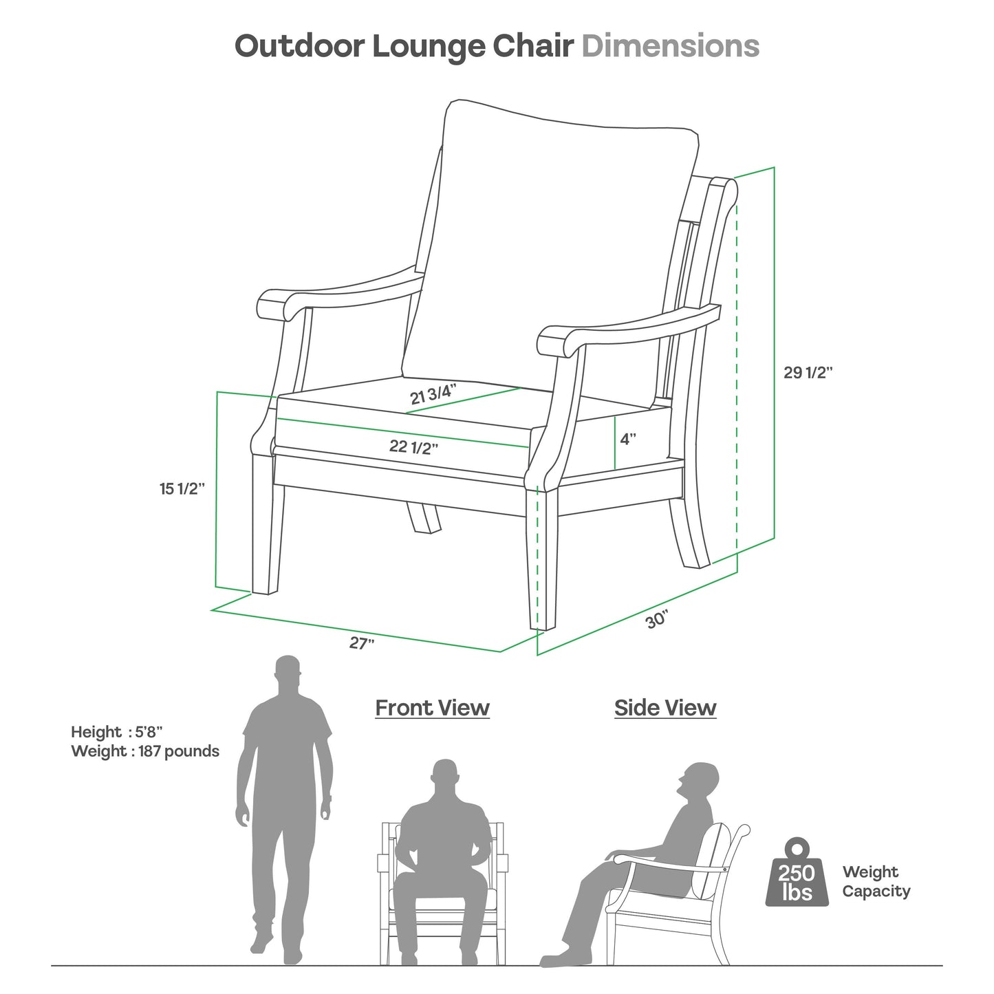 Set di 2 sedie da esterno Cambridge Casual Robin Teak