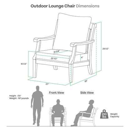 Set di 2 sedie da esterno Cambridge Casual Robin Teak