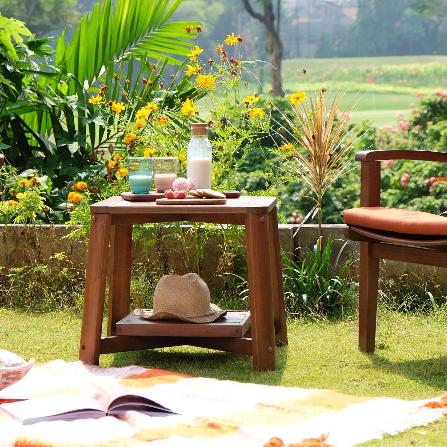 Set da esterno Cambridge Casual West Lake da 3 pezzi con cuscino