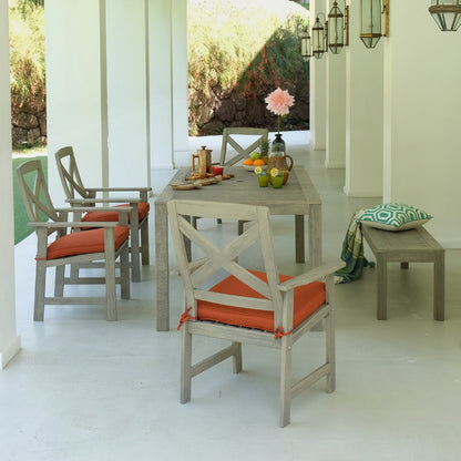 Set da pranzo per patio Cambridge Casual West Lake da 6 pezzi