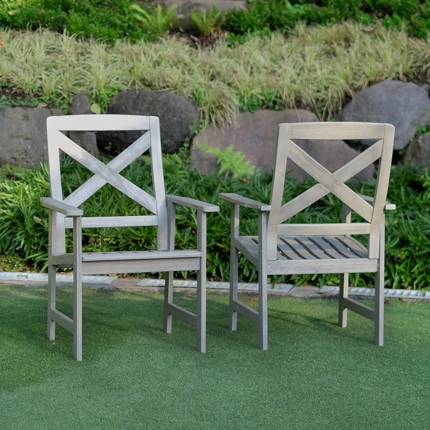 Set da pranzo per patio Cambridge Casual West Lake da 6 pezzi