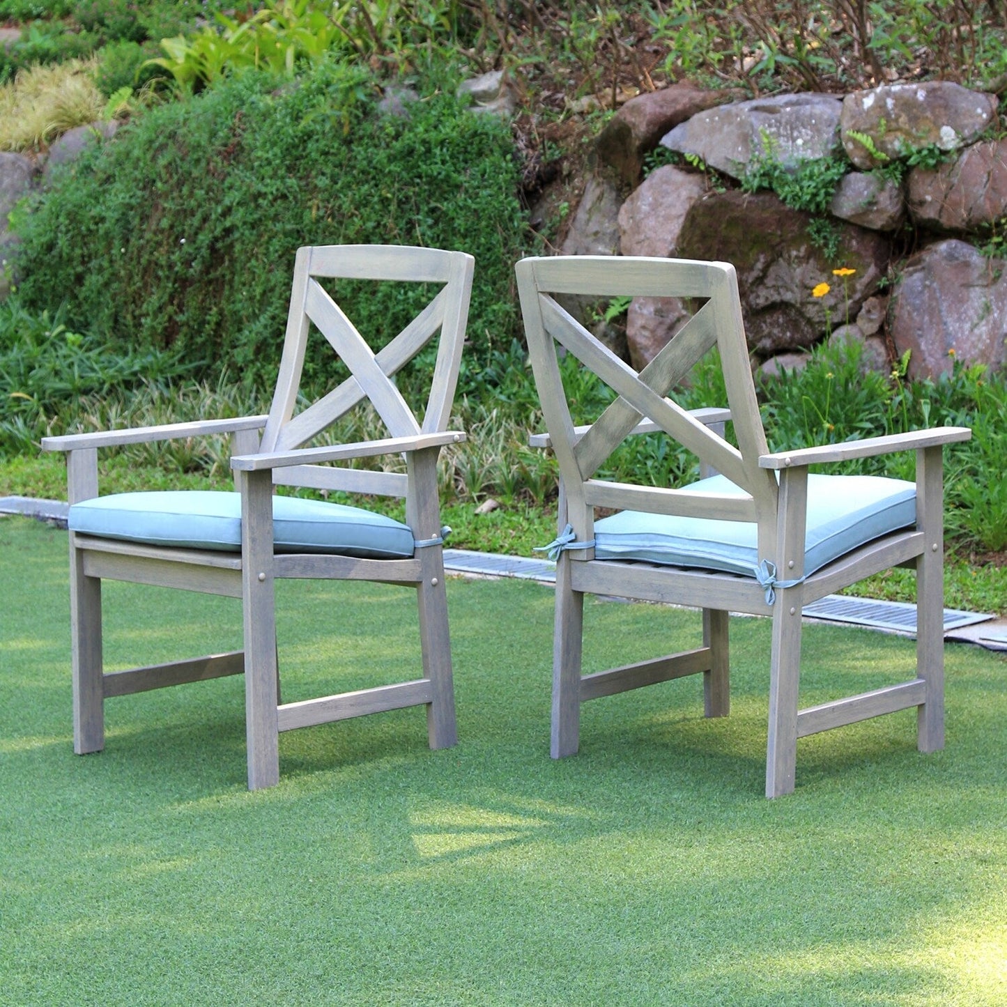 Set da pranzo per patio Cambridge Casual West Lake da 6 pezzi