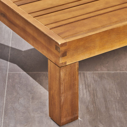 Set di divani Cambridge Outdoor Wood da 5 pezzi di Christopher Knight Home