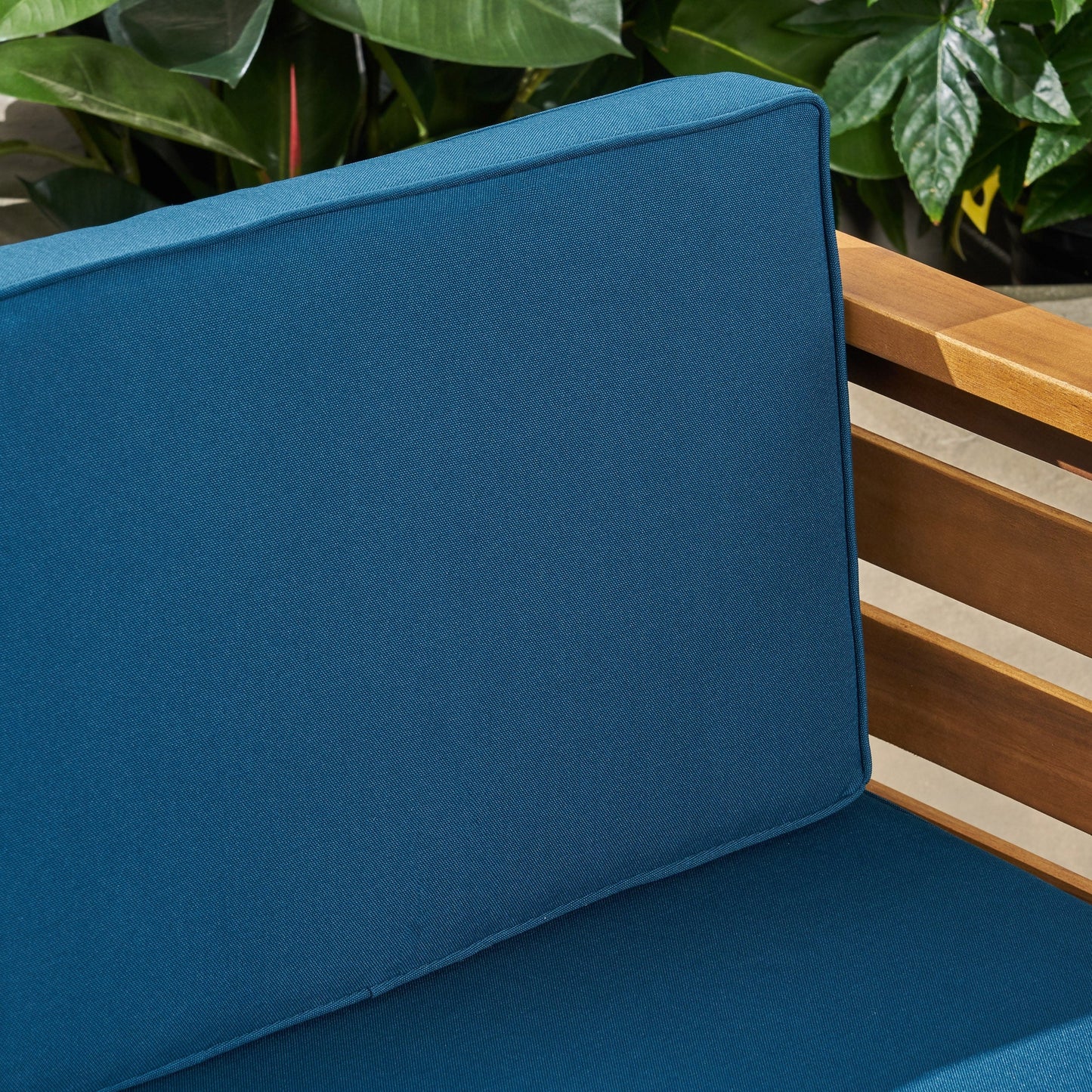 Set di divani Cambridge Outdoor Wood da 5 pezzi di Christopher Knight Home