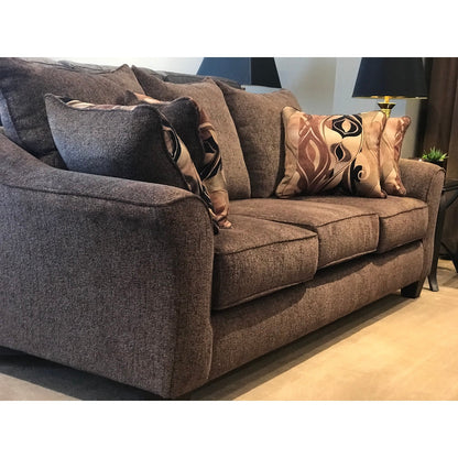 Divano con schienale in tessuto Camero di Roundhill Furniture