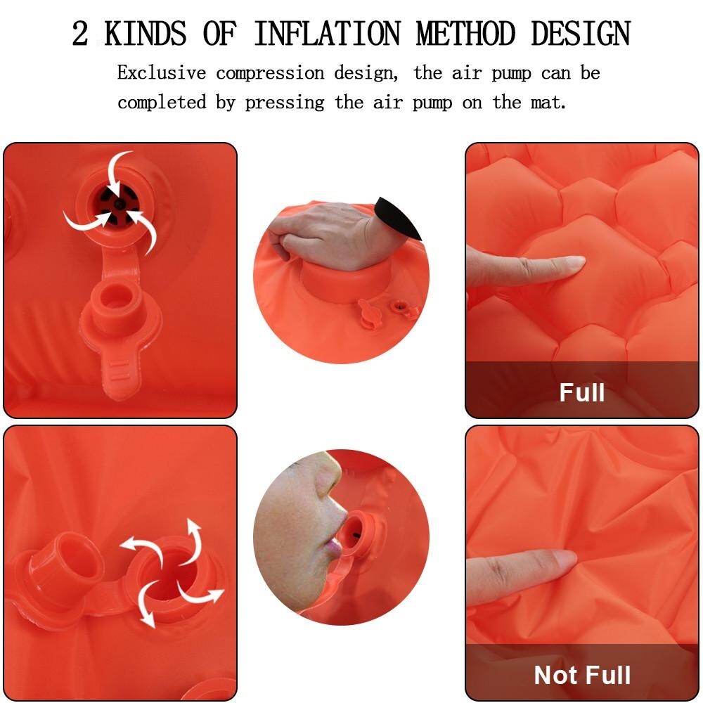 Materassino da campeggio ultraleggero per campeggio e zaino in spalla leggero e impermeabile