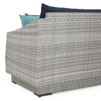 Set di divani e poltrone da esterno Cannes Deluxe da 8 pezzi Sunbrella