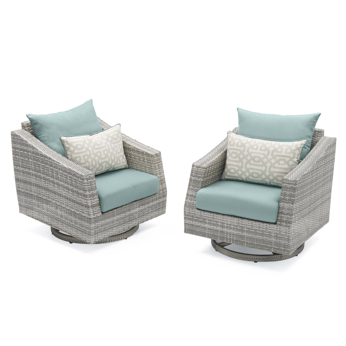 Set di divani e poltrone da esterno Cannes Deluxe da 8 pezzi Sunbrella