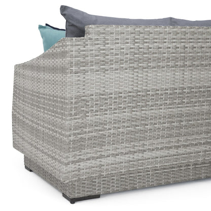 Set di divani e poltrone da esterno Cannes Deluxe da 8 pezzi Sunbrella