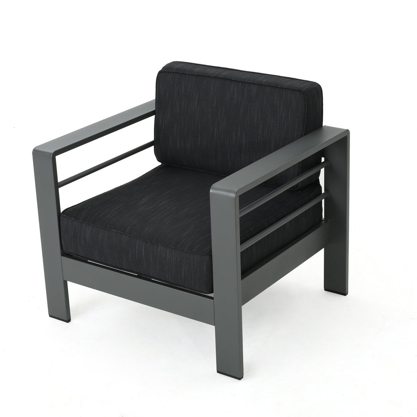 Set da salotto Cape Coral in alluminio da 7 pezzi con braciere di Christopher Knight Home