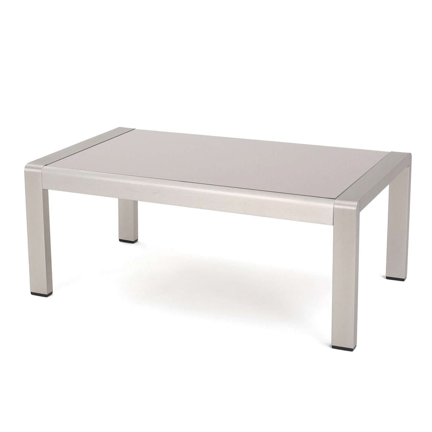 Set da esterno Cape Coral in alluminio e Sunbrella da 5 posti con cuscini di Christopher Knight Home