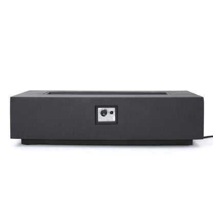 Set da giardino con tavolo da fuoco e chaise longue Cape Coral Grey da 5 pezzi di Christopher Knight Home