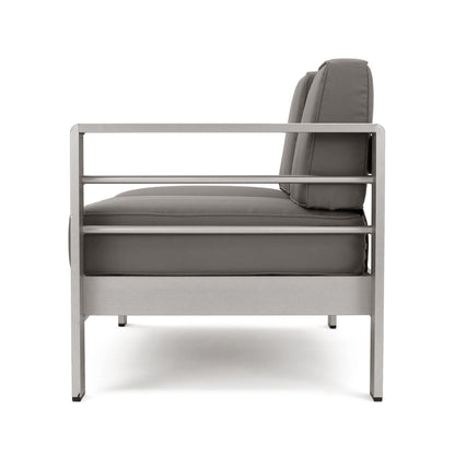 Divano componibile e tavolo a forma di U in alluminio da 11 posti Cape Coral Outdoor di Christopher Knight Home