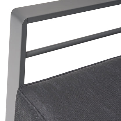 Set di tavolo e poltrona da esterno in alluminio a 2 posti Cape Coral di Christopher Knight Home