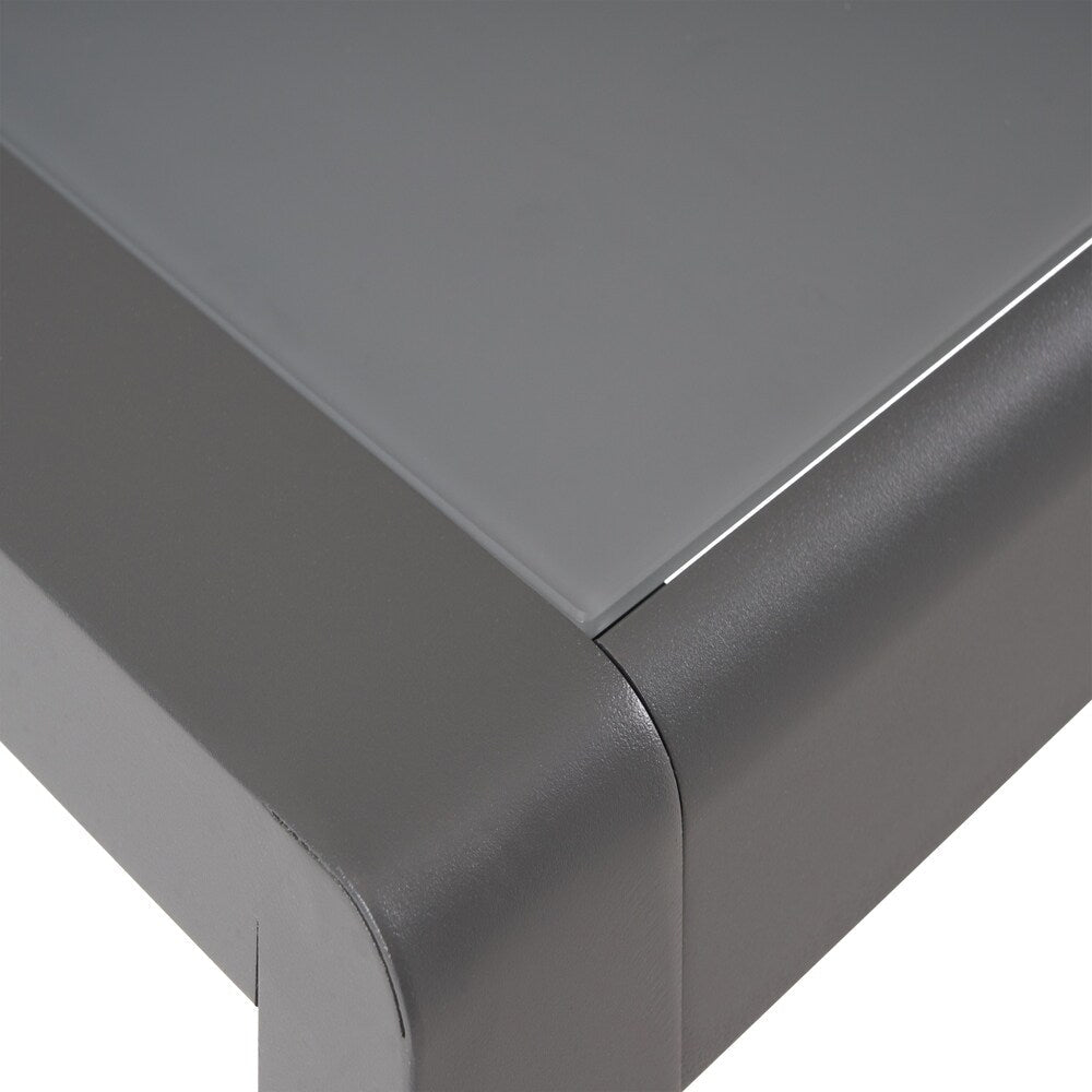 Set di divani da esterno in alluminio a 5 posti Cape Coral con 2 tavolini laterali di Christopher Knight Home