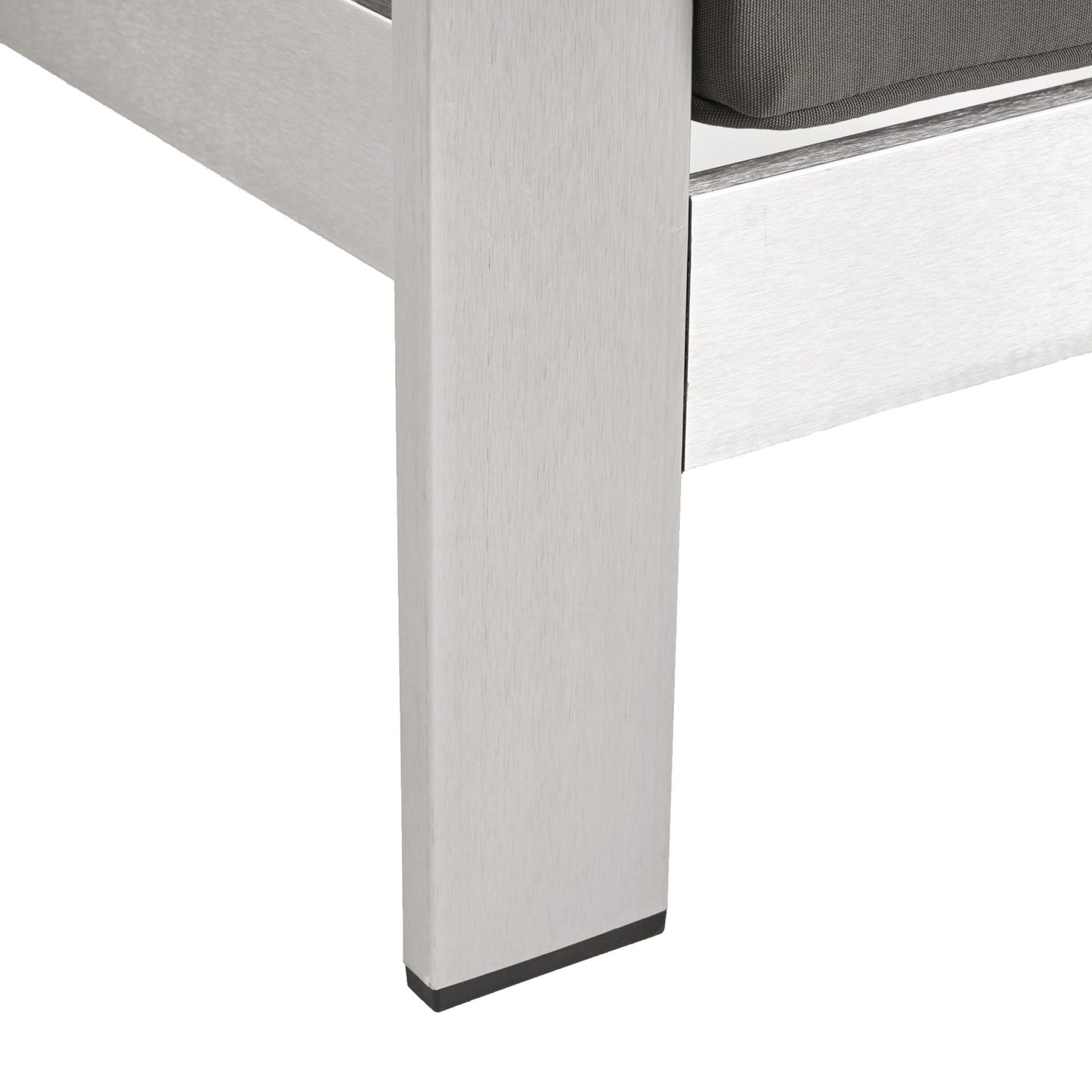 Set da esterno in alluminio Cape Coral da 2 pezzi con cuscini di Christopher Knight Home