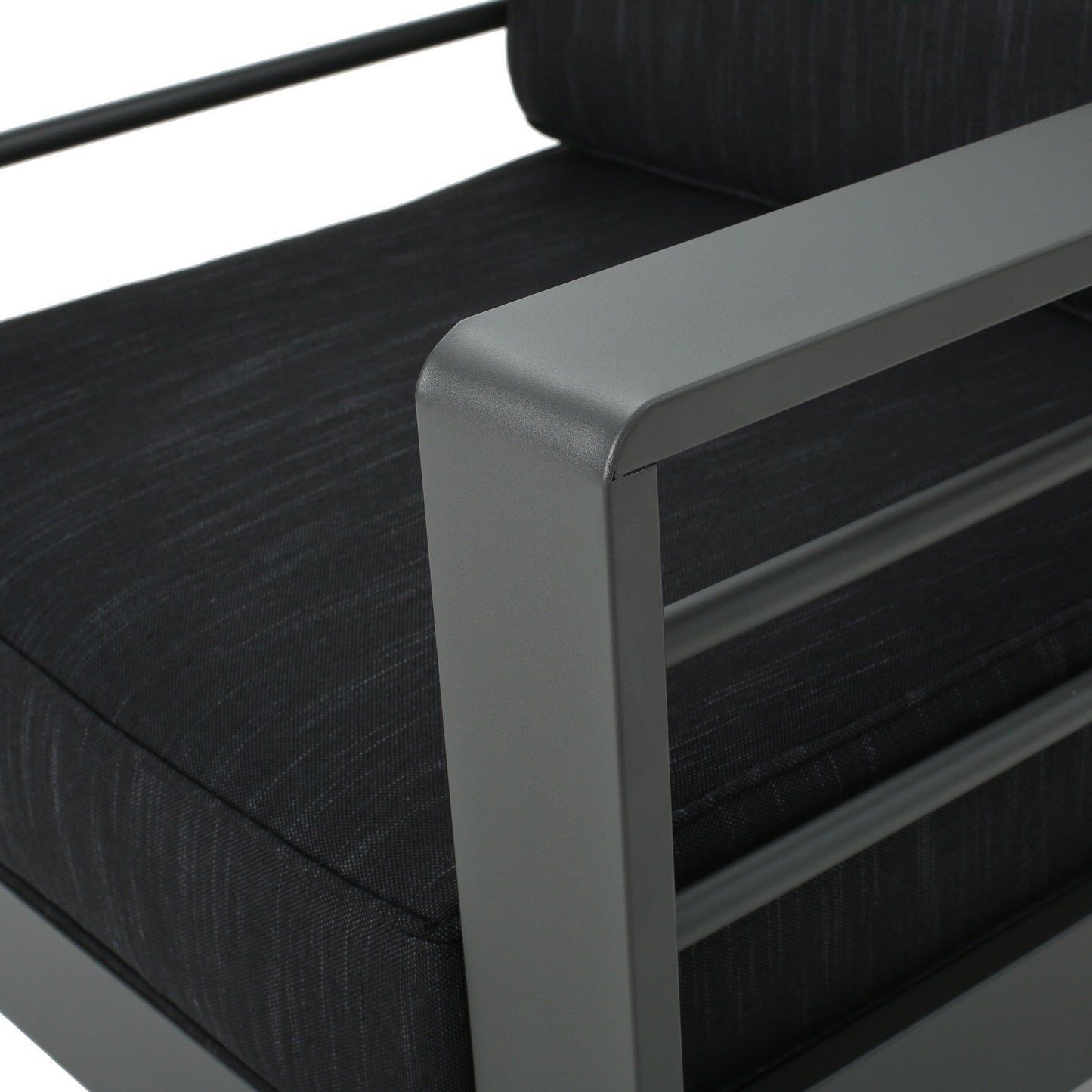 Set da esterno Cape Coral in alluminio da 3 pezzi con cuscini di Christopher Knight Home