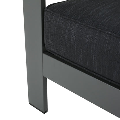 Set da esterno Cape Coral in alluminio da 5 pezzi con cuscini di Christopher Knight Home