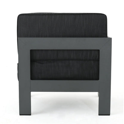 Divano componibile in alluminio per esterni Cape Coral di Christopher Knight Home