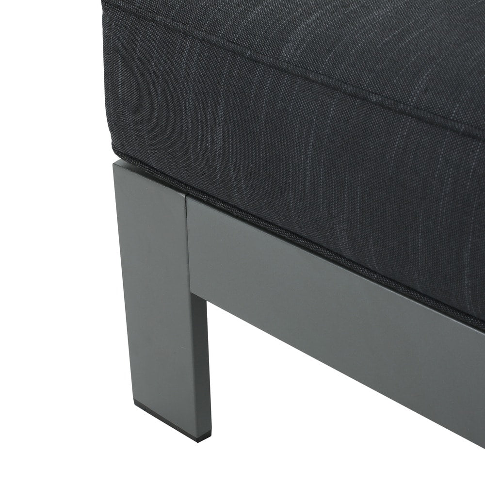 Divano componibile in alluminio per esterni Cape Coral di Christopher Knight Home