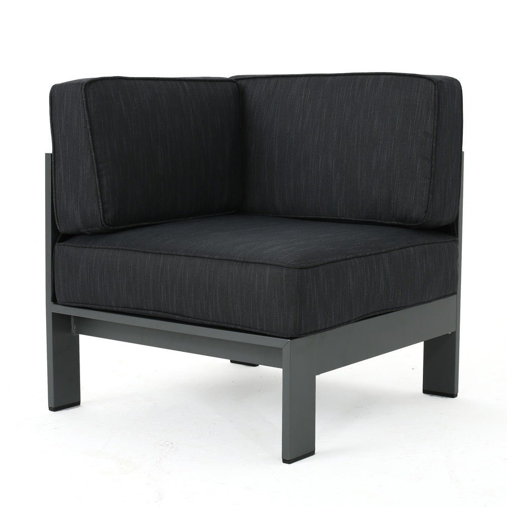 Divano componibile in alluminio per esterni Cape Coral di Christopher Knight Home