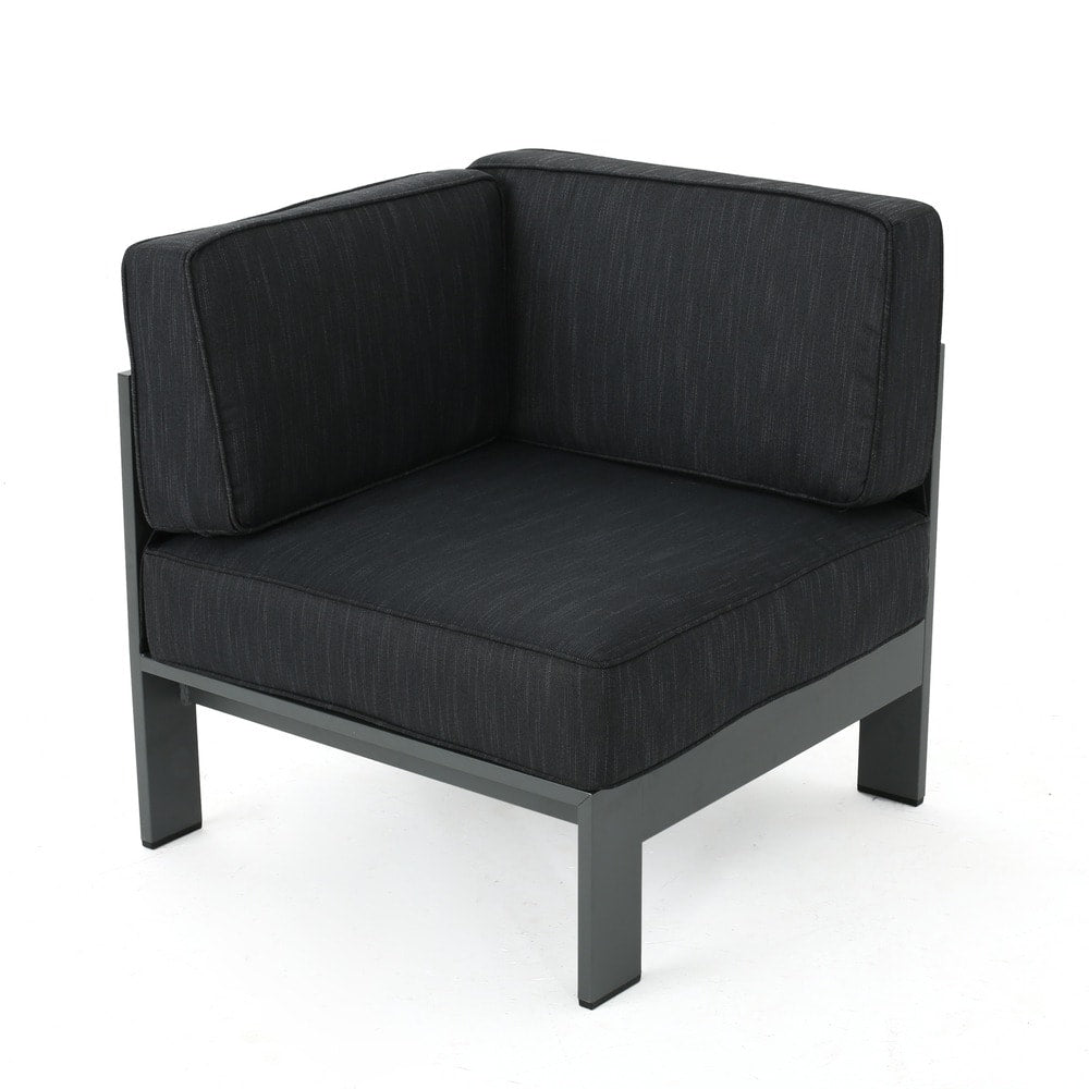 Divano componibile in alluminio per esterni Cape Coral di Christopher Knight Home