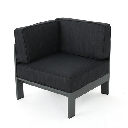 Divano componibile in alluminio per esterni Cape Coral di Christopher Knight Home