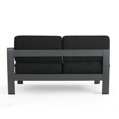 Divano componibile in alluminio per esterni Cape Coral di Christopher Knight Home