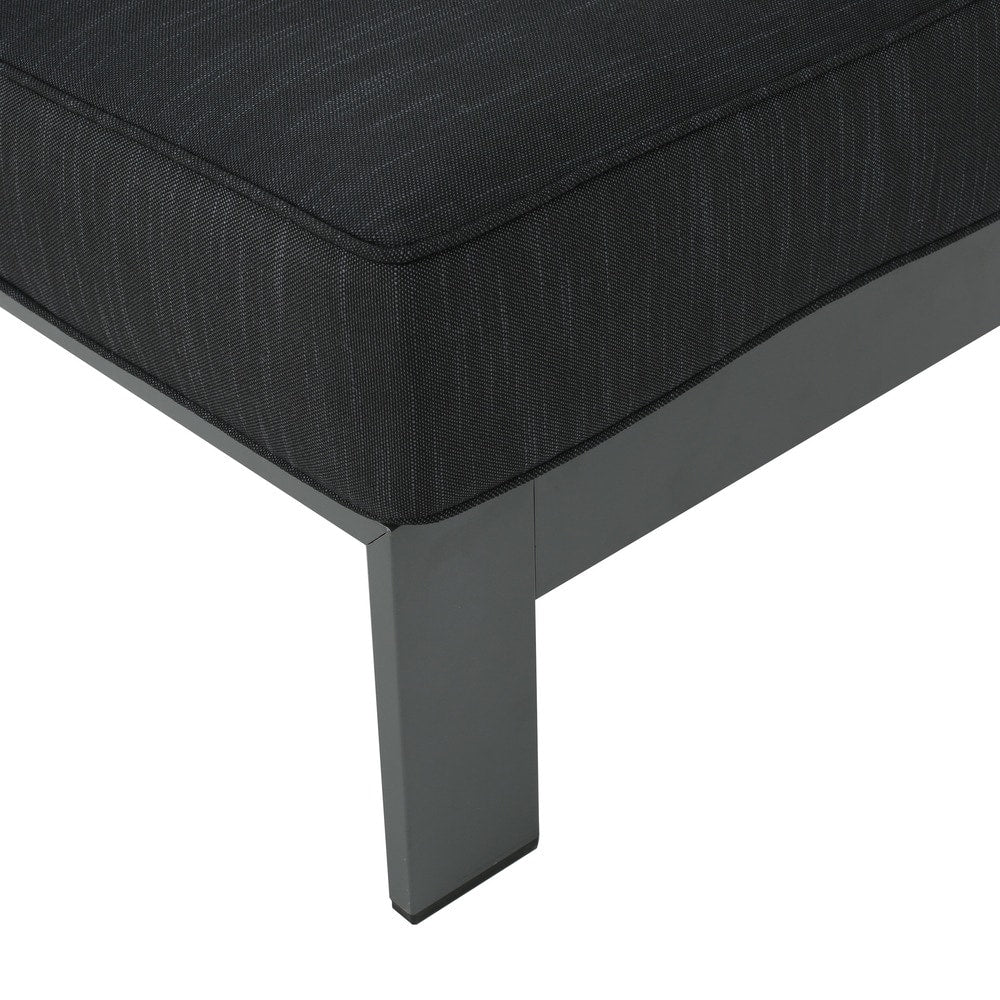 Divano componibile in alluminio per esterni Cape Coral di Christopher Knight Home