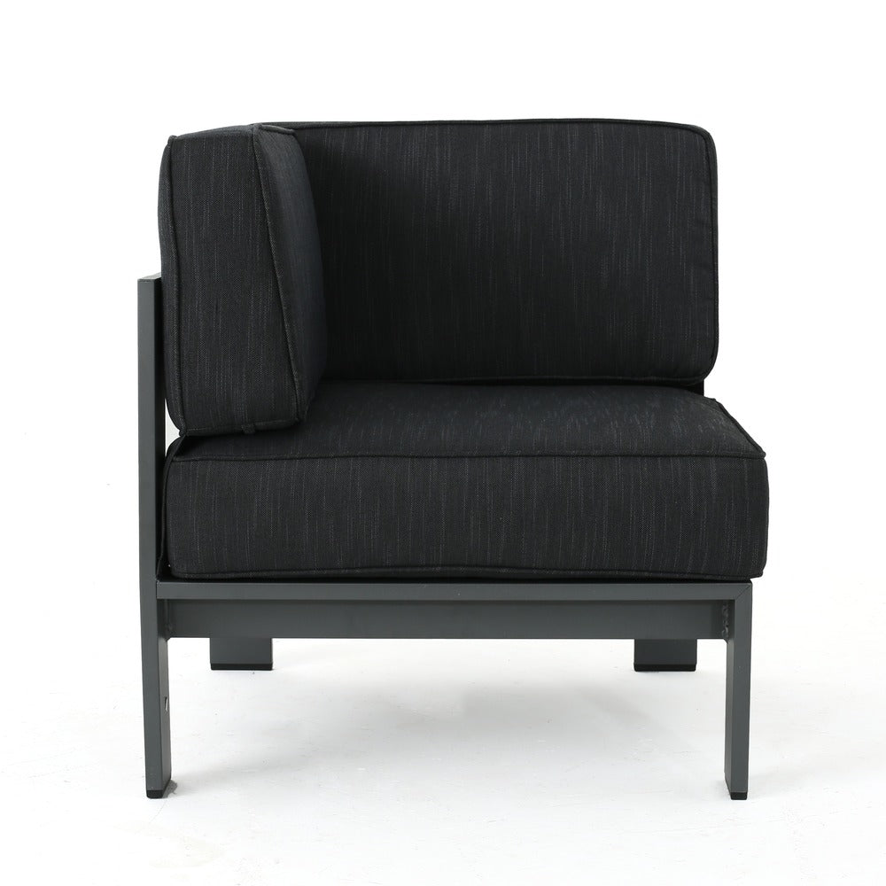 Divano componibile in alluminio per esterni Cape Coral di Christopher Knight Home