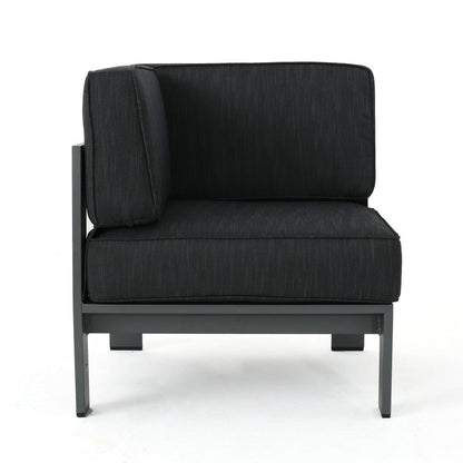 Divano componibile in alluminio per esterni Cape Coral di Christopher Knight Home