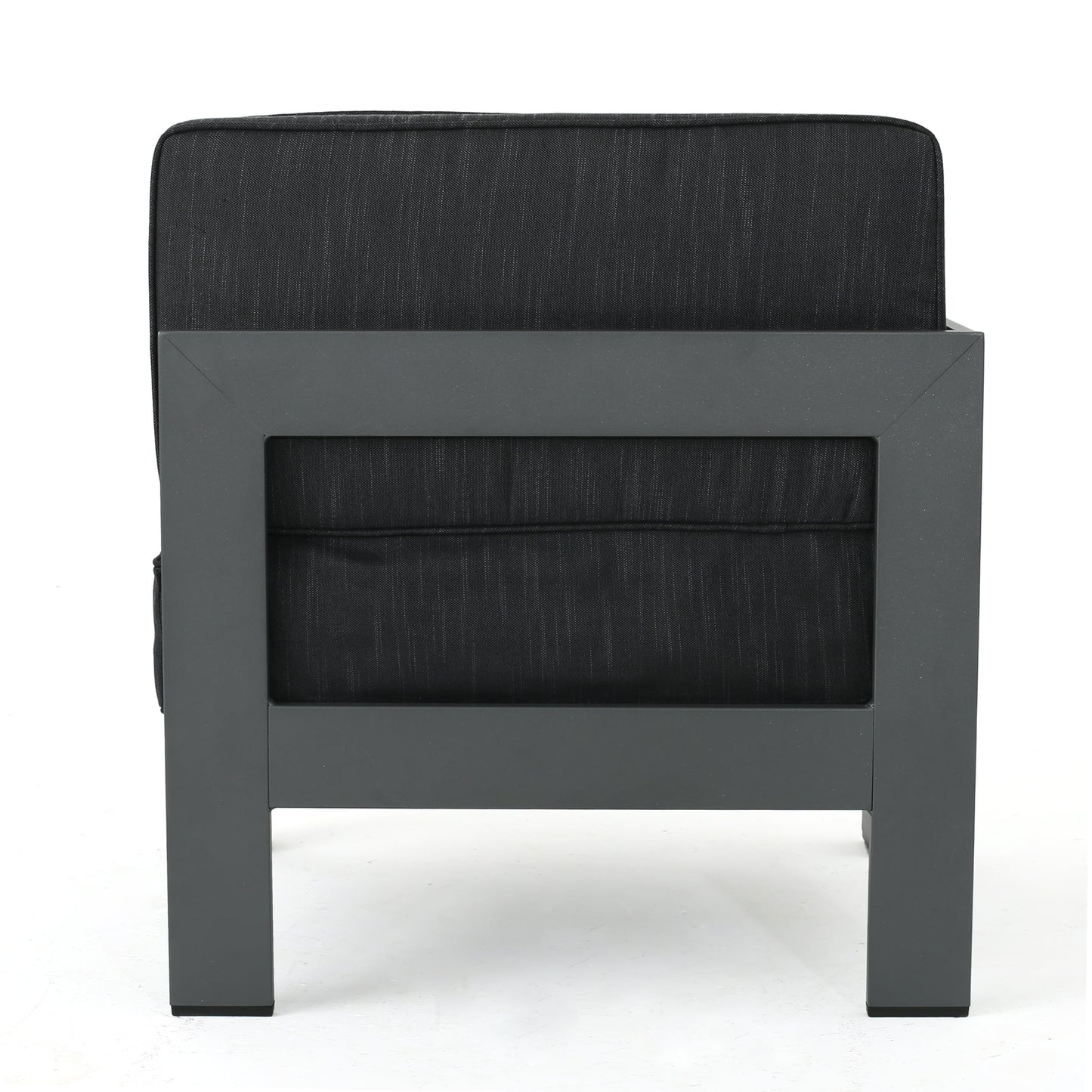 Set di divani componibili da esterno in alluminio Cape Coral con tavolo da fuoco di Christopher Knight Home