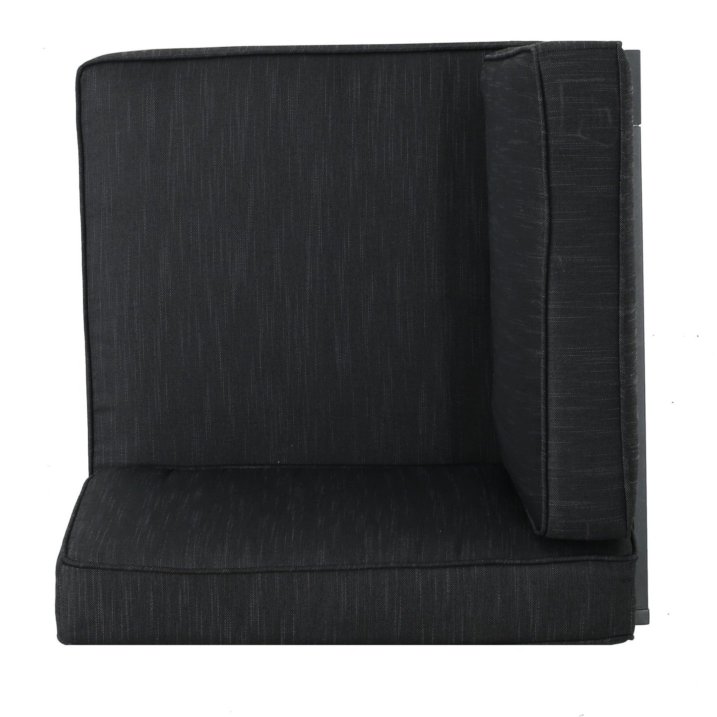 Set di divani componibili da esterno in alluminio Cape Coral con tavolo da fuoco di Christopher Knight Home