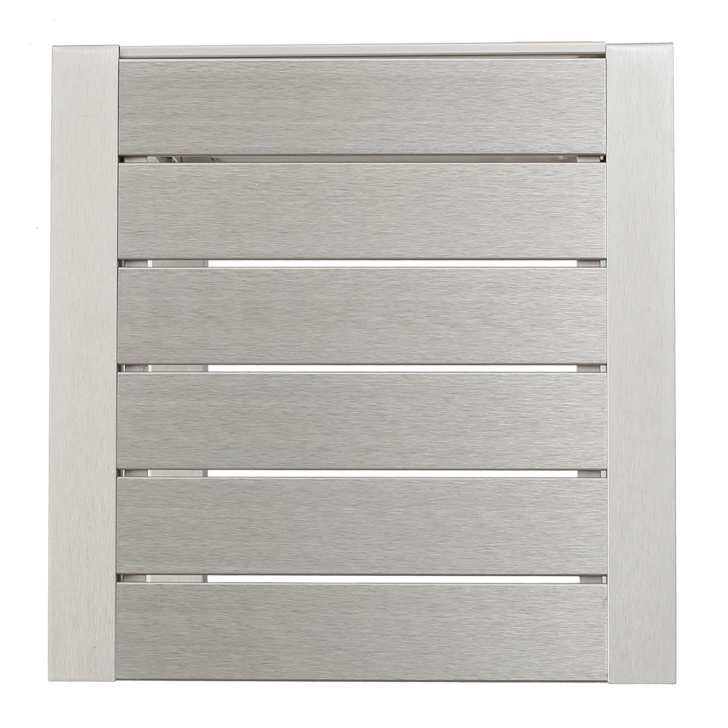 Set da esterno in alluminio Cape Coral da 3 pezzi con tavolo a forma di C di Christopher Knight Home