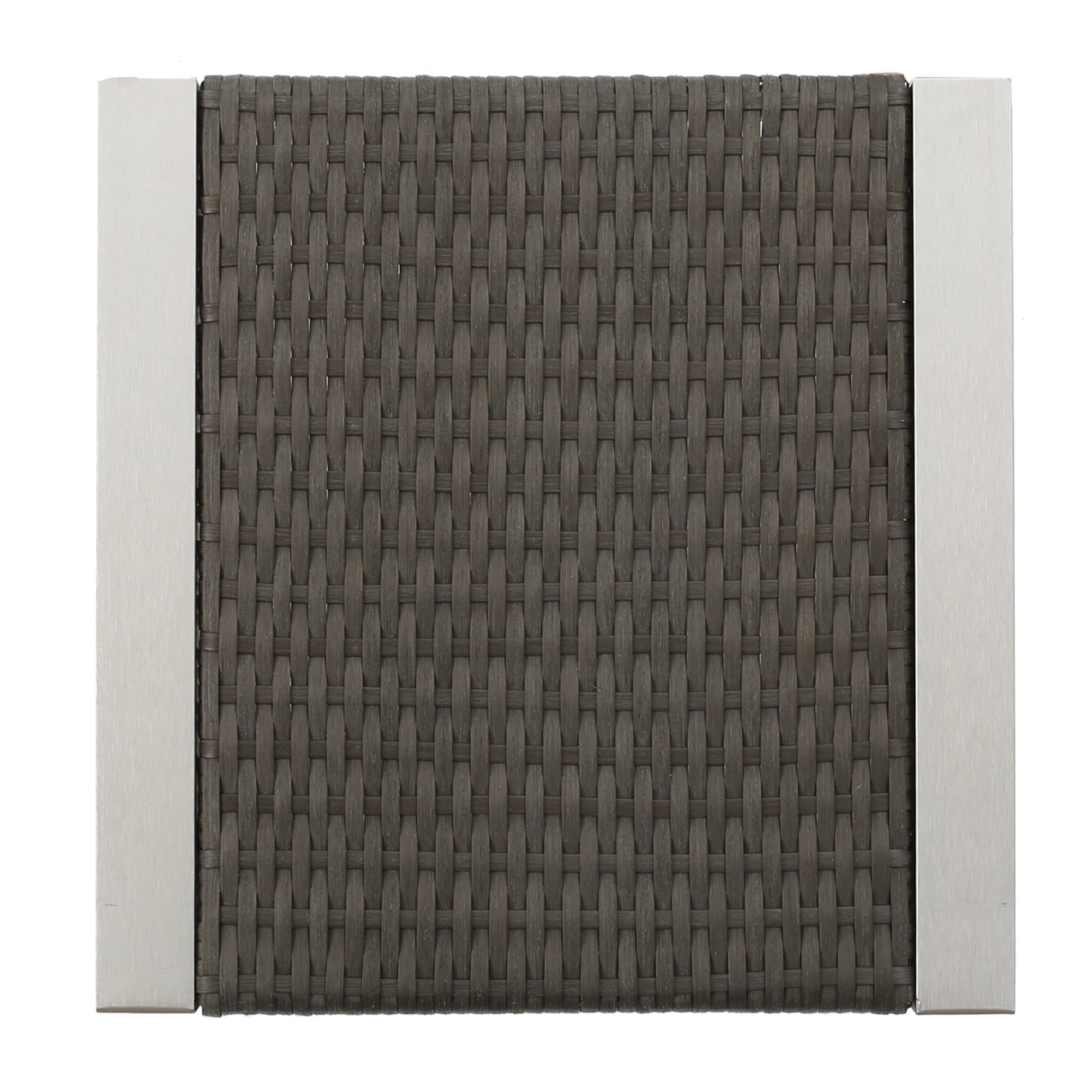 Set da esterno in alluminio Cape Coral da 3 pezzi con tavolo a forma di C di Christopher Knight Home