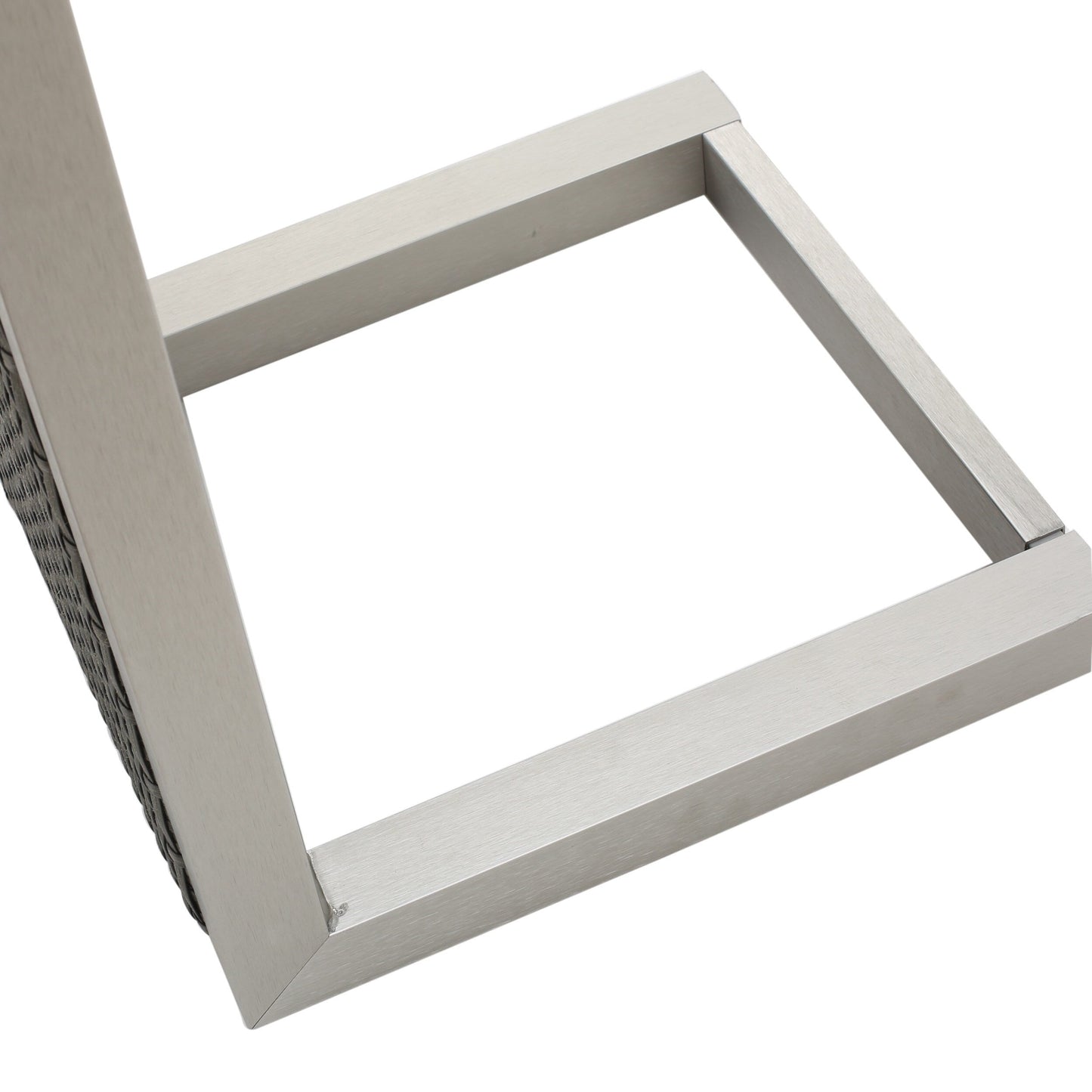 Set da esterno in alluminio Cape Coral da 3 pezzi con tavolo a forma di C di Christopher Knight Home