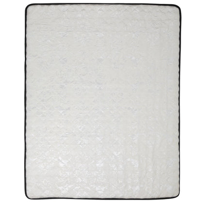 Materasso in schiuma e molle insacchettate 12 pezzi, materasso in scatola - Materasso Premium - Bianco