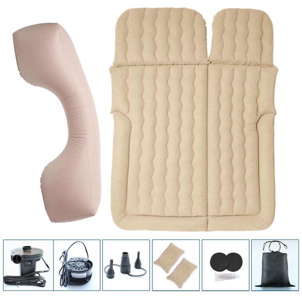 Materasso gonfiabile per sedile posteriore auto con pompa ad aria