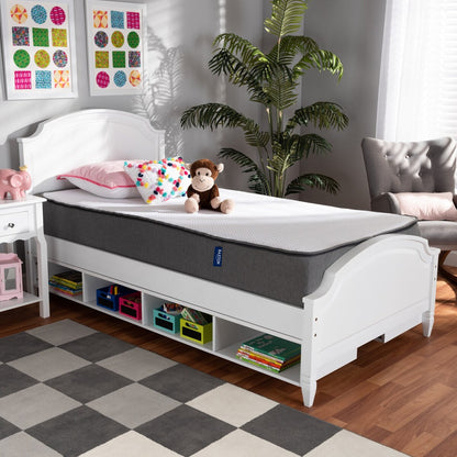 Materasso in memory foam ipoallergenico a triplo strato Cara da 10 pollici per letto singolo