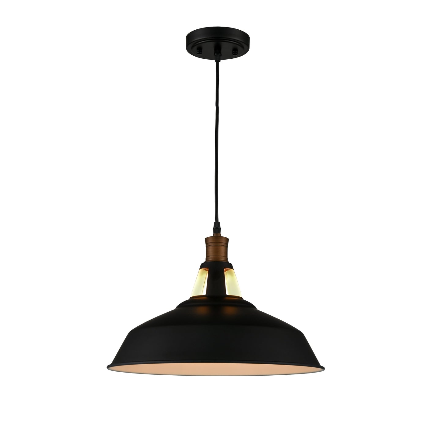Lampada a sospensione industriale in metallo Carbon Loft Kamari
