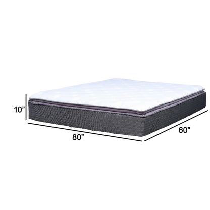 Materasso ibrido in memory foam Cari da 10 pollici, con inserto in gel, molle insacchettate