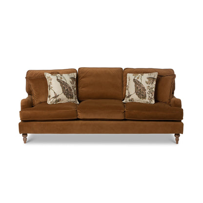 Divano imbottito in velluto Carlisle