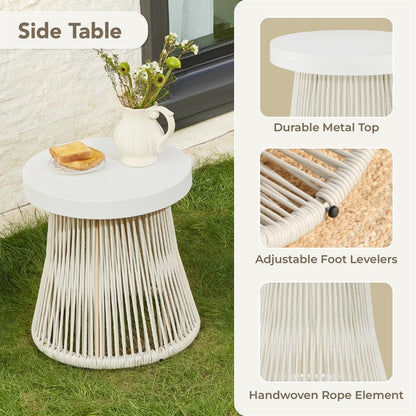 Set da bistrot per esterni Carlos, sedia girevole