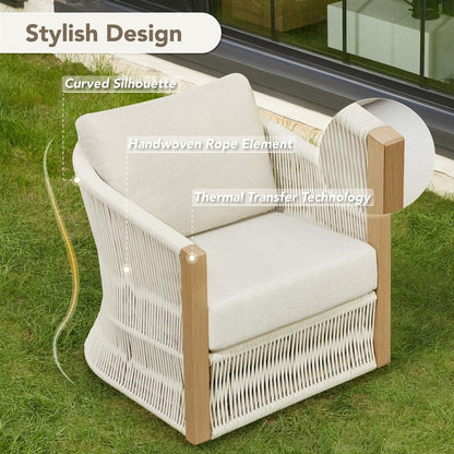 Set da bistrot per esterni Carlos, sedia girevole