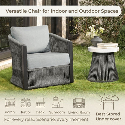 Set da bistrot per esterni Carlos, sedia girevole