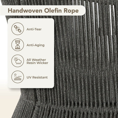 Set da bistrot per esterni Carlos, sedia girevole