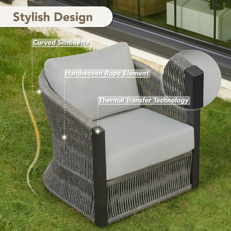 Set da bistrot per esterni Carlos, sedia girevole