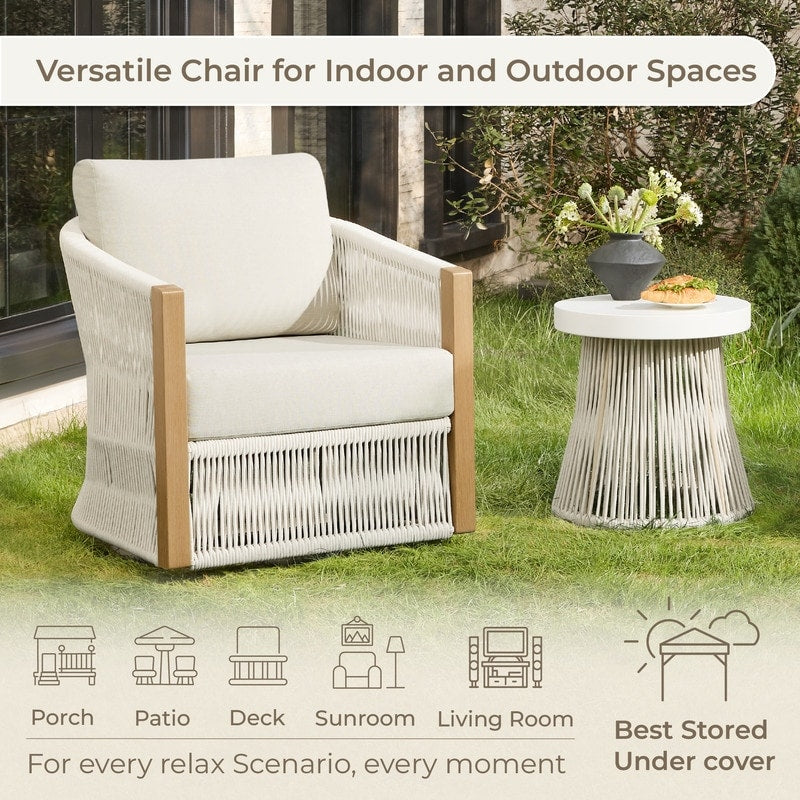 Set da bistrot per esterni Carlos, sedia girevole